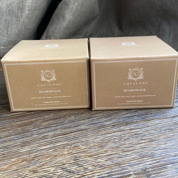 AQUIESSE boardwalk candles set of 2 - Picture 1 of 4